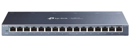 Комутатор TP-LINK TL-SG116 16xGE, Некерований