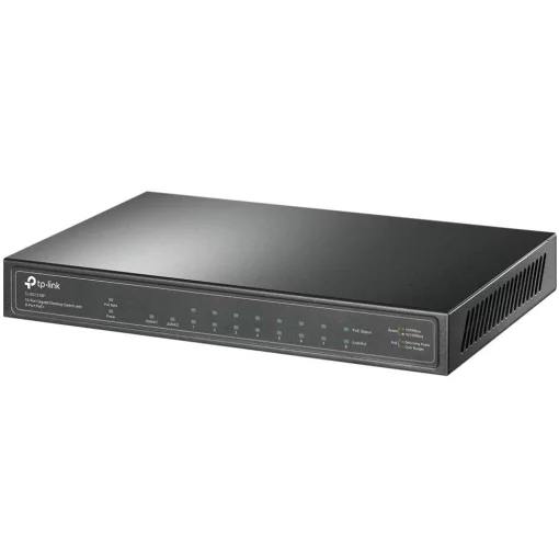 Комутатор TP-LINK TL-SG1210P 8xGE (8xPoE), 1xSFP, 63Вт, Некерований