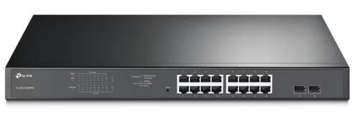 Комутатор TP-LINK TL-SG1218MPE 16xGE (16xPoE), 2xSFP, 192Вт, WebSmart