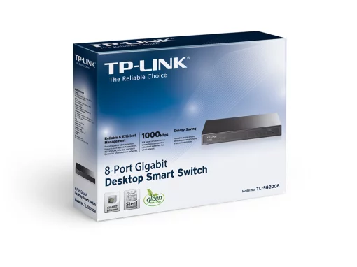 Комутатор TP-LINK TL-SG2008 8xGE, WebSmart