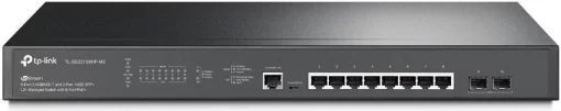 Комутатор TP-LINK TL-SG3210XHP-M2 8x2.5GE (8xPoE), 2x10GE SFP+, 240Вт, Керований L2