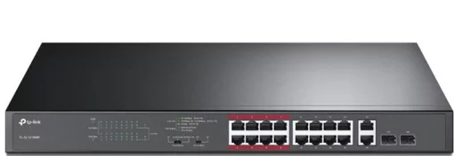 Комутатор TP-LINK TL-SL1218MP 16x1FE (16xPoE), 2xSFP, 192Вт, Некерований