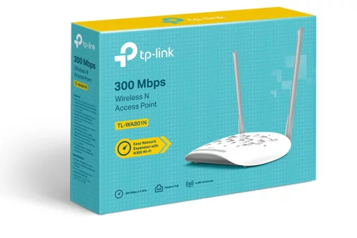 Точка доступу TP-LINK TL-WA8010N N300, 1хFE LAN, Passive PoE
