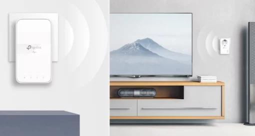 Комплект Адаптерiв Powerline TP-LINK TL-WPA7617KIT AV1000, 1xGE, AC1200, (TL-WPA7617 1шт,  TL-PA7017P 1шт), MESH