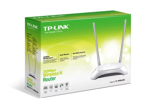 Маршрутизатор TP-LINK TL-WR840N N300, 4xFE LAN, 1xFE WAN
