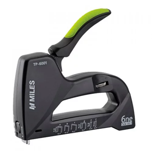 Степлер Miles TP-6001/C "6 в 1",скоби No3 (6-10); No4 (6-14), No7(10-14),No8 (12-14),No9 (14), TR-13