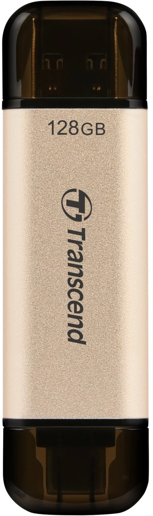 Накопичувач Transcend 128GB USB 3.2 Type-A + Type-C JetFlash 930 R420/W400MB/s Чорний