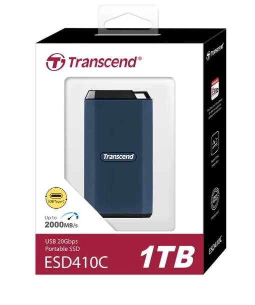 Портативний SSD Transcend 1TB USB 3.2 Gen 2x2 Type-C ESD410C R2000/W2000MB/s