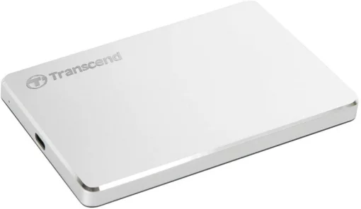 Портативний жорсткий диск Transcend 2TB USB 3.1 Type-C StoreJet 25C3S Срібний