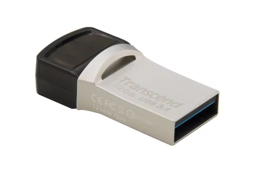 Накопичувач Transcend  32GB USB 3.1 Type-A + Type-C 890 R90/W30MB/s