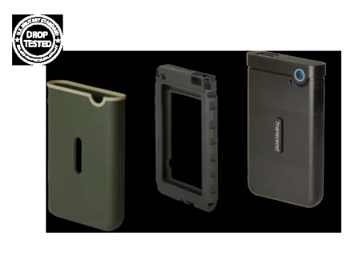 Портативний жорсткий диск Transcend 4TB USB 3.1 StoreJet 25M3 Сірий