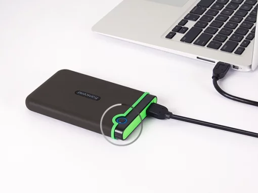 Портативний жорсткий диск Transcend 4TB USB 3.1 StoreJet 25M3 Сірий