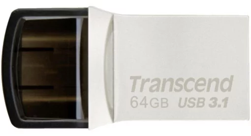 Накопичувач Transcend  64GB USB 3.1 Type-A + Type-C 890 R90/W30MB/s