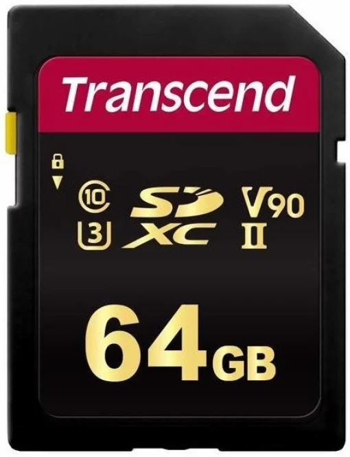Карта пам'яті Transcend SD  64GB C10 UHS-II U3 R285/W220MB/s 4K