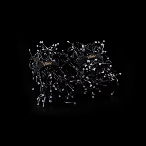Гірлянда Smart LED Twinkly Cluster RGB 400 IP44 6м кабель чорний