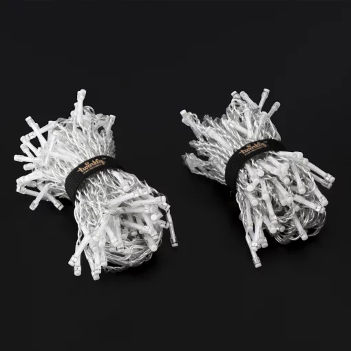 Гірлянда Smart LED Twinkly Icicle RGBW 190 IP44 5м кабель прозорий