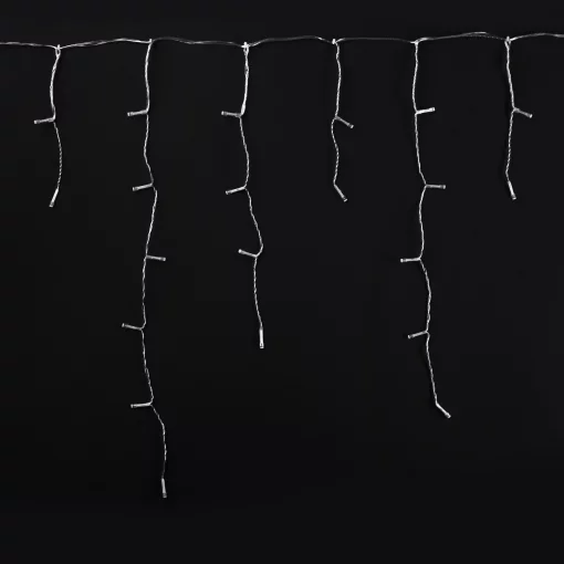 Гірлянда Smart LED Twinkly Icicle RGBW 190 IP44 5м кабель прозорий