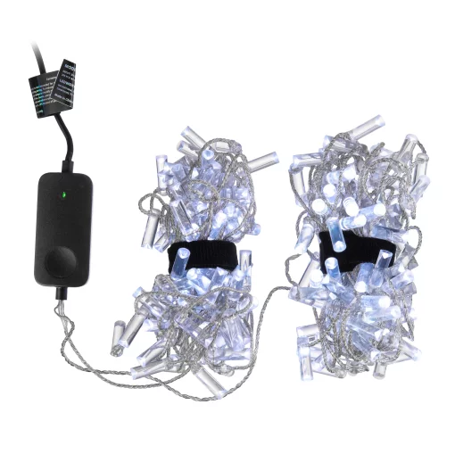 Гірлянда Smart LED Twinkly Strings Candle RGB 200 IP20 12м USB-C кабель прозорий