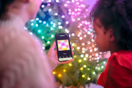 Гірлянда Smart LED Twinkly Strings Candle RGB 200 IP20 12м USB-C кабель прозорий