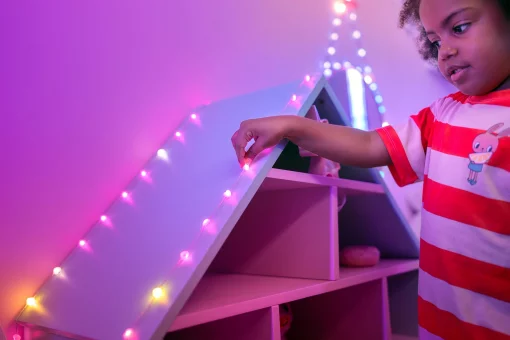 Гірлянда Smart LED Twinkly Candies Heart RGB 100 IP20 6м USB-C кабель прозорий