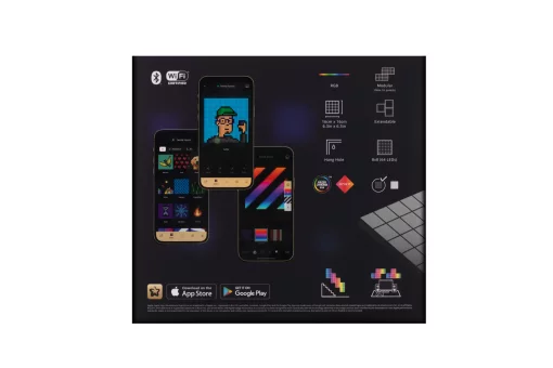 Панель Smart LED Twinkly Squares 3  Extension RGB IP20 16x16см розширення до TWQ064STW-07-BEU