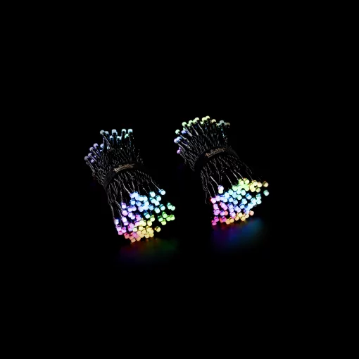 Гірлянда Smart LED Twinkly Strings RGBW 400 IP44 32м кабель чорний