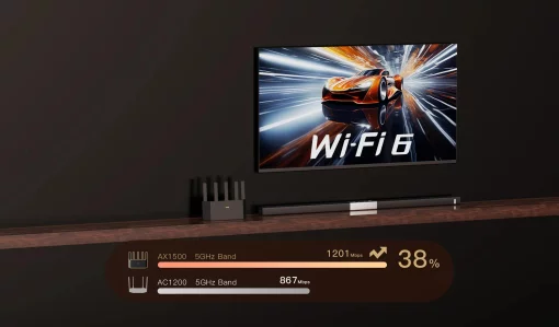 Маршрутизатор TENDA TX2LPro AX1500, 1xGE WAN, 3xGE LAN