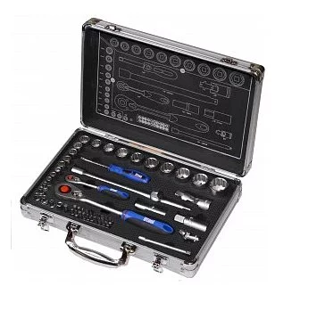 Набір  інструментів автомобільний Utool U10301, 54 предмета,  алюмінієвий кейс, 3,850 кг