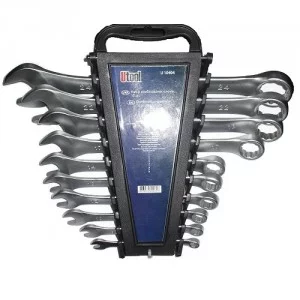 Набір комбінов.ключів Utool (6 мм,8мм,10мм,12мм,13мм,14мм,17 мм,19 мм,22 мм, 24 мм)10 шт,CrV,1,15 кг