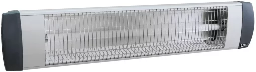 Обігрівач інфрачервоний UFO фламентін, 28м2, 2300Вт, мех. упр-ння, ун. монтаж, + ніжка, сірий/чорний