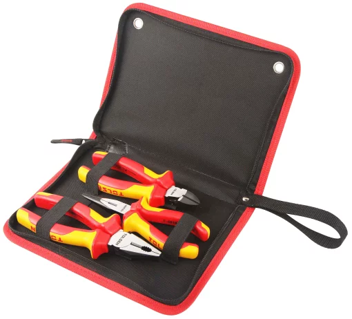 Набір інструментів Tolsen Premium, діелектричний, для електрика 1000В, 3шт