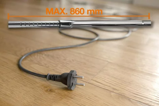 Пилосос Gorenje контейнерний, 850Вт, конт пил -3л, HEPA, телескоп трубка, білий