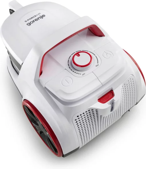 Пилосос Gorenje контейнерний, 850Вт, конт пил -3л, HEPA, телескоп трубка, білий