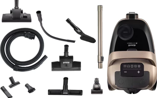 Пилосос Gorenje контейнерний, 850Вт, конт пил -3.3л, HEPA, телескоп трубка, сенсорне упр, бронзовий