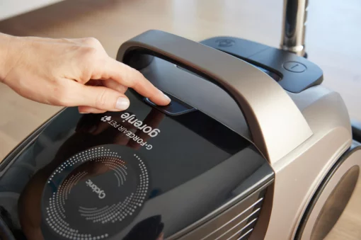 Пилосос Gorenje контейнерний, 850Вт, конт пил -3.3л, HEPA, телескоп трубка, сенсорне упр, бронзовий