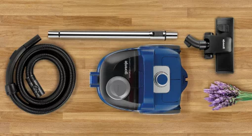 Пилосос Gorenje контейнерний, 800Вт, конт пил -2.2л, HEPA, телескоп трубка, синій