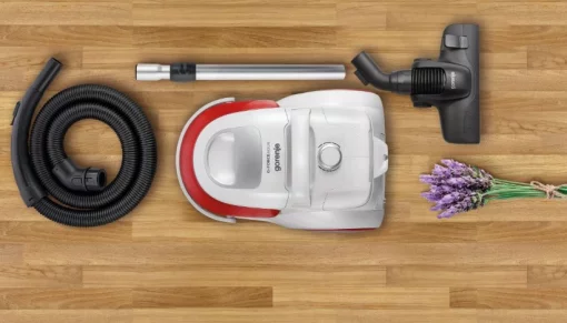 Пилосос Gorenje контейнерний, 800Вт, конт пил -3л, вага-3.3кг, HEPA, телескоп трубка, білий