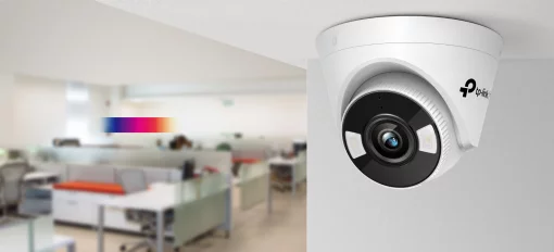 IP-Камера TP-LINK VIGI C440-2.8, PoE, 4Мп, 2,8 мм, H265+, IP66, Turret, кольорове нічне бачення, внутрішня