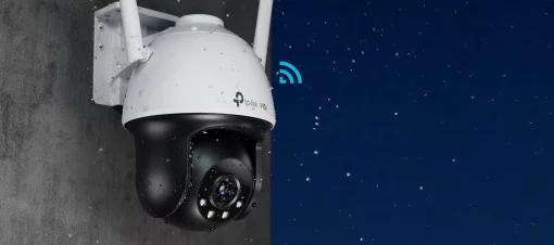 IP-Камера TP-LINK VIGI C540-W-4, PoE, 4Мп, 4 мм, Wi-Fi, H265+, IP66, Dome, кольорове нічне бачення, зовнішня