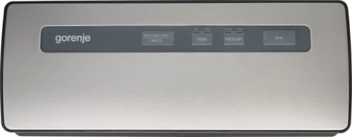Вакууматор Gorenje для пакетів, 120Вт, 30см, електронне, +10 пакетів, метал, сірий