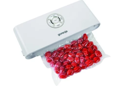 Вакууматор Gorenje для пакетів, 120Вт, 30см, електронне керування, +10 пакетів, пластик, білий