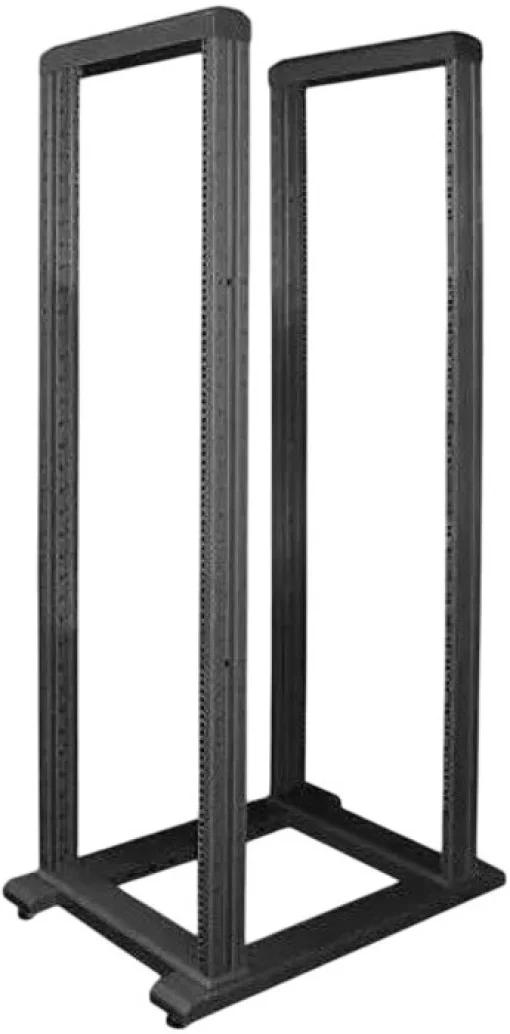 Стійка ZPAS 19", 36U, SRX, підлогова дворамна, глибина 800 мм, максимально 250кг, чорна