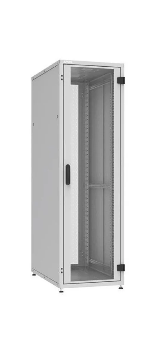 Шафа ZPAS 19", 18U, SZB IT, одностулкові передні та задні перфоровані двері, 600x800 мм, максимально 1000кг, чорна