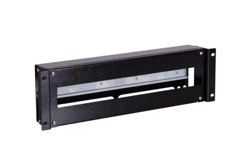 Панель ZPAS 19", модульна, з DIN-рейкою, чорна