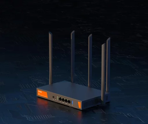 Маршрутизатор TENDA W30E Hotspot AX3000 4xGE (1xGE WAN, 2xGE LAN/WAN, 1xGE LAN)
