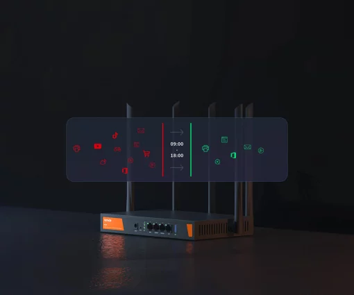 Маршрутизатор TENDA W30E Hotspot AX3000 4xGE (1xGE WAN, 2xGE LAN/WAN, 1xGE LAN)