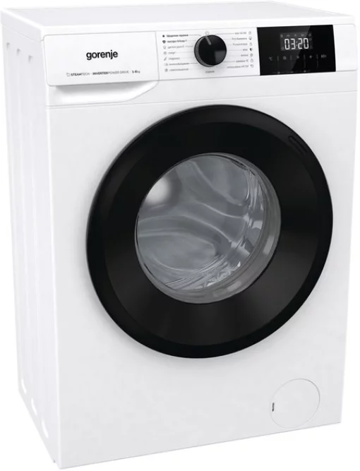 Пральна машина Gorenje фронтальна, 6кг, 1200, A+++, 43.5см, дисплей, пар, інвертор, білий