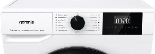 Пральна машина Gorenje фронтальна, 6кг, 1200, A+++, 43.5см, дисплей, пар, інвертор, білий