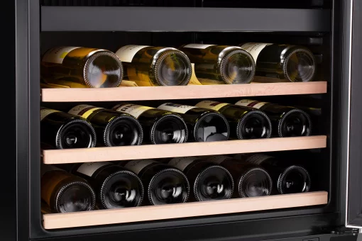 Холодильник ARDESTO вбудований для вина, 87x59.5х59.5, мороз.відд.-137л, зон - 2, бут-44, ST, диспл внутр., нерж