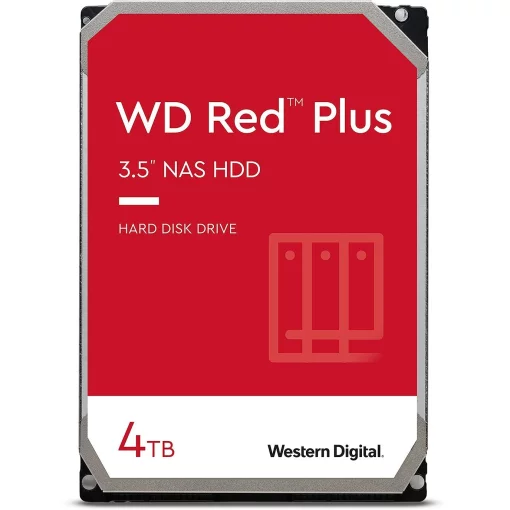 Жорсткий диск WD  4TB 3.5" 5400 256MB SATA Red Plus NAS